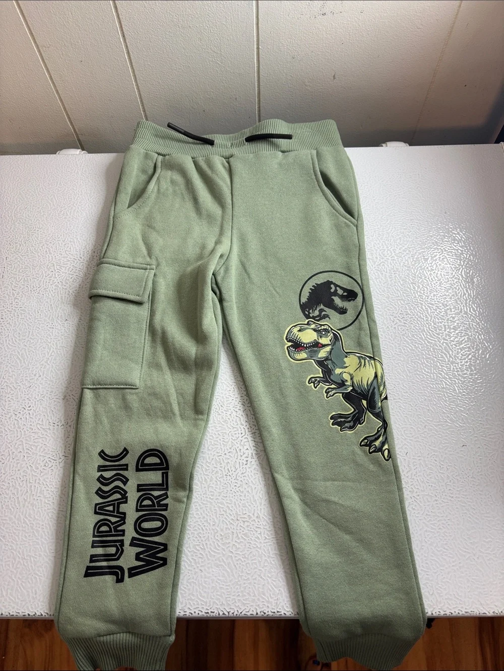 Kids Olive Green Jurassic World Hoodie & Joggers